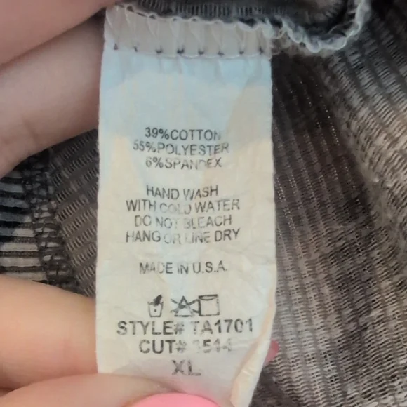 Gray Fitted Leopard Print Ribbed Tank Top - Picture 3 of 5